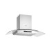 Zanussi 90cm 1300m³ Chimney Curved Glass Hood | ZHC9791X