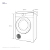 Electrolux 8kg UltimateCare 300 venting dryer | EDV804H3WC