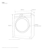 Electrolux 8kg UltimateCare 300 front load washing machine | EWF8024D3WC
