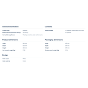 ELECTROLUX Washing machine and dryer pedestal | PDST61