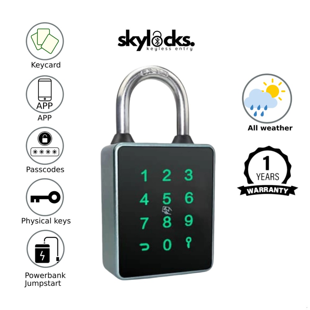 skylocks Smart Keypad | Keybox | Padlock | T55C