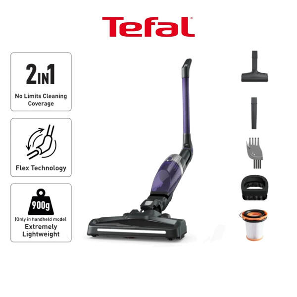 Tefal X-Trem Compact Allergy Handstick Cordless Vacuum Cleaner 145W | TY1238
