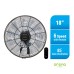 Alpha Arena - AWF 1060/18 DC Motor Wall Fan 18 Inch with 18 Blades (6 Speed Remote)