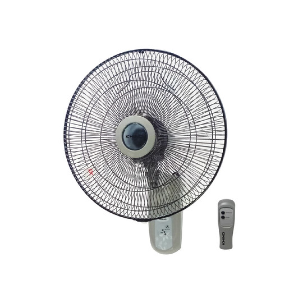 KHIND 16" WALL FAN WITH REMOTE CONTROL - WINTER GREY | WF16JR