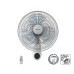 Mistral 16" Wall Fan with Remote Control (White) | MWF1631R