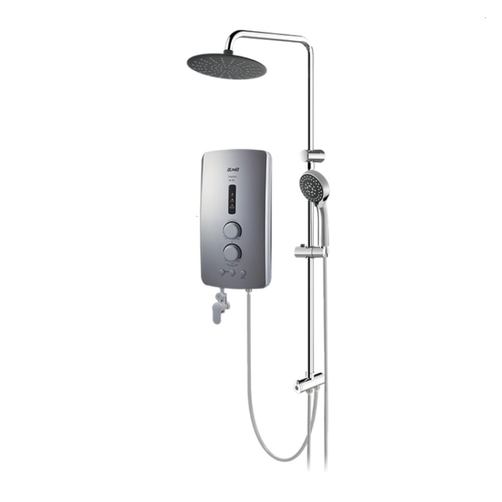 Alpha IM 9i Plus RainShower Instant Water Heater (DC Pump) (Misty Silver)