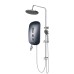 Alpha SMART 18 i Plus Rain Shower Instant Water Heater (DC Pump) (Metal Black) | Smart 18 i Plus RainShower