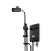Cornell DC Pump Water Heater with Rain Shower (Matt Black) 4.2kW | CWH-4201DCR