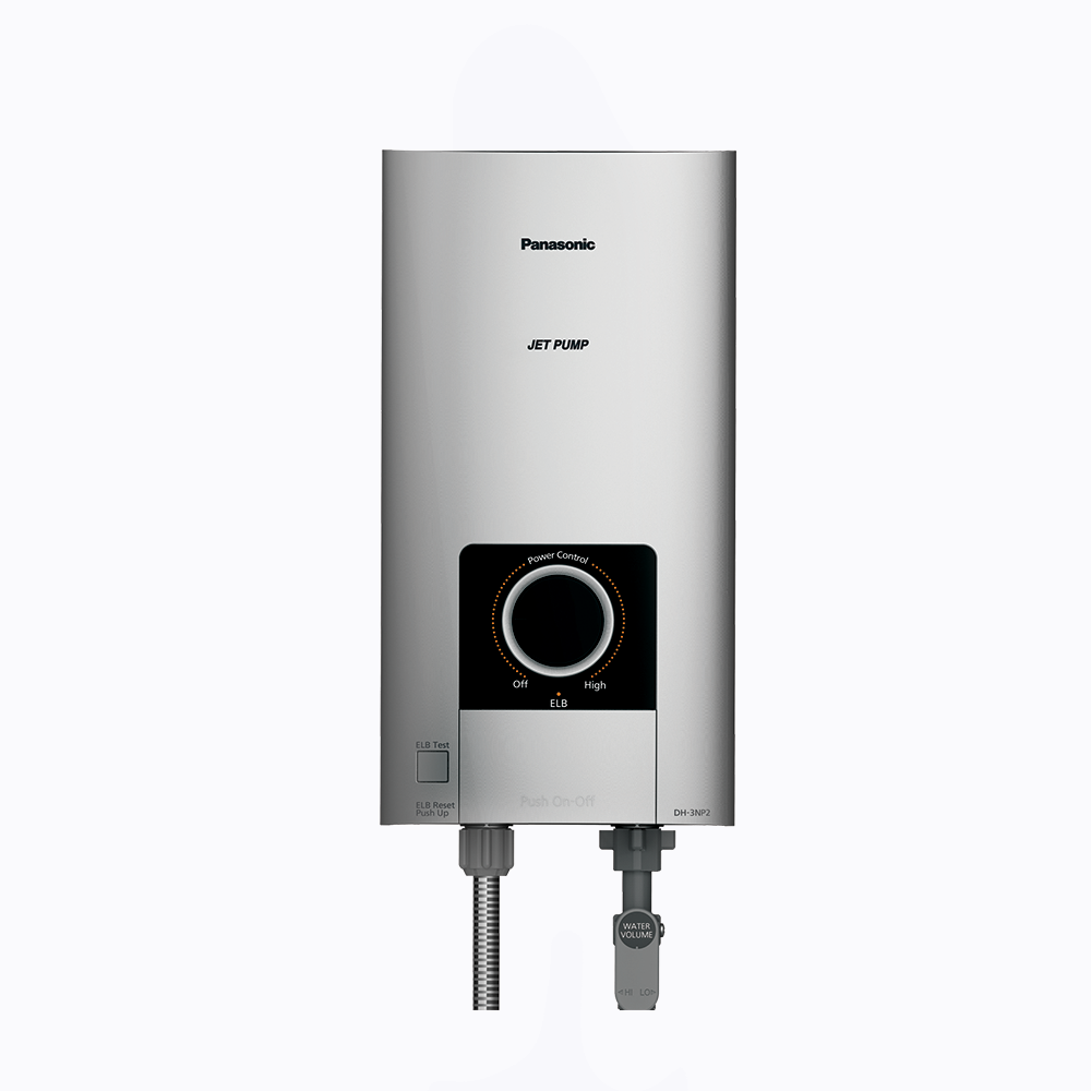 Panasonic N Series Jet Pump Water Heater with Rain Shower (DC Pump) | DH-3NP2MSR