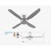 Panasonic NAMI 4 Blade 5 Speeds Ceiling Fan | F-M14E2VBHH