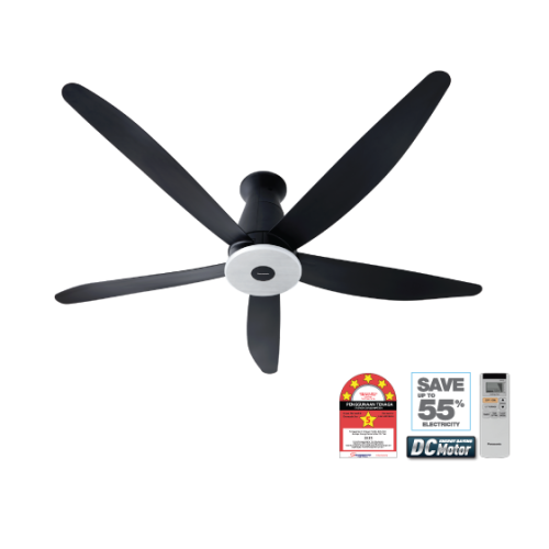 Panasonic 60" 5 Blades Aura Series Ceiling Fan (Long Pipe) | F-M15EXVBKRH