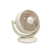 ALPHA MOTTO 7" 3 BLADE DESK FAN WITH AC MOTOR & 3 SPEED - LATTE | MOTTO DT C12/7 LATTE