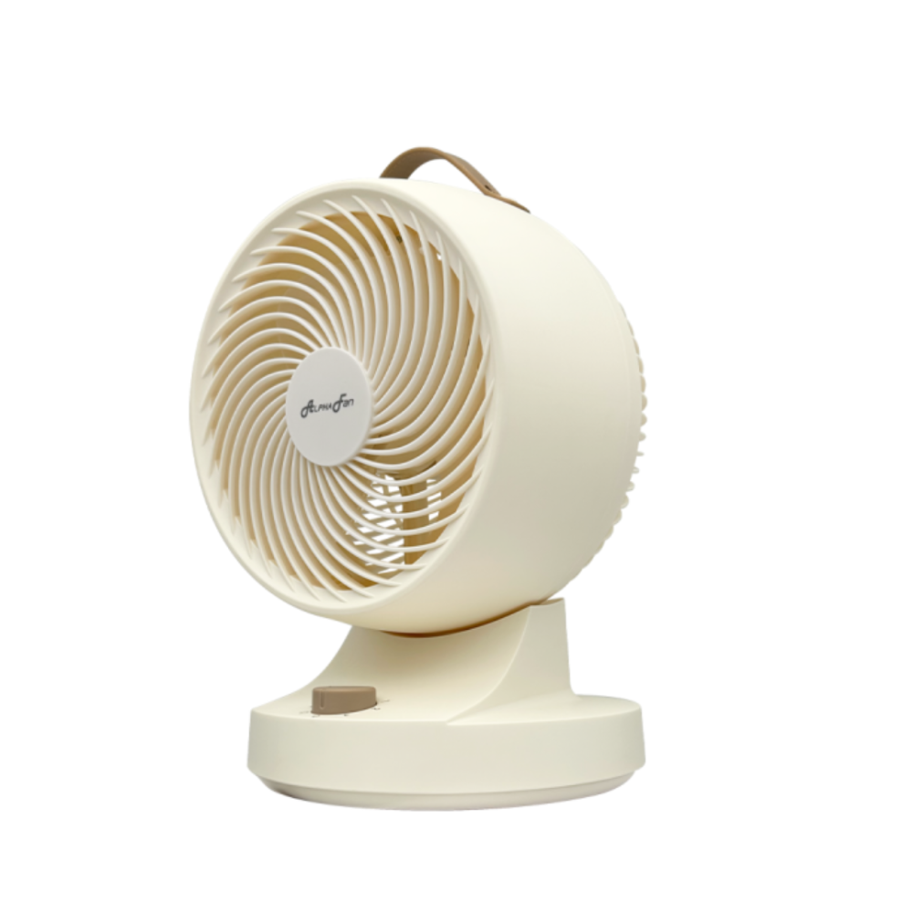 ALPHA MOTTO 7" 3 BLADE DESK FAN WITH AC MOTOR & 3 SPEED - VANILLA | MOTTO DT C13/7 VANILLA