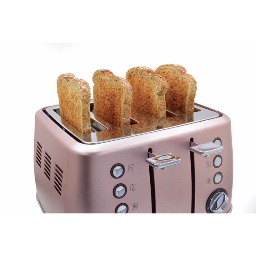 Morphy Richards Evoke Core 4 Slice Toaster (Rose Quartz) | 240117