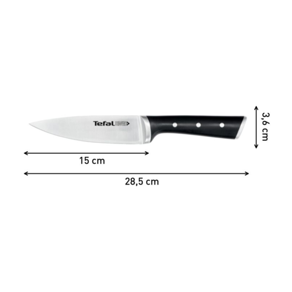 Tefal 15cm Ice Force Stainless Steel Chef Knife | K2320324