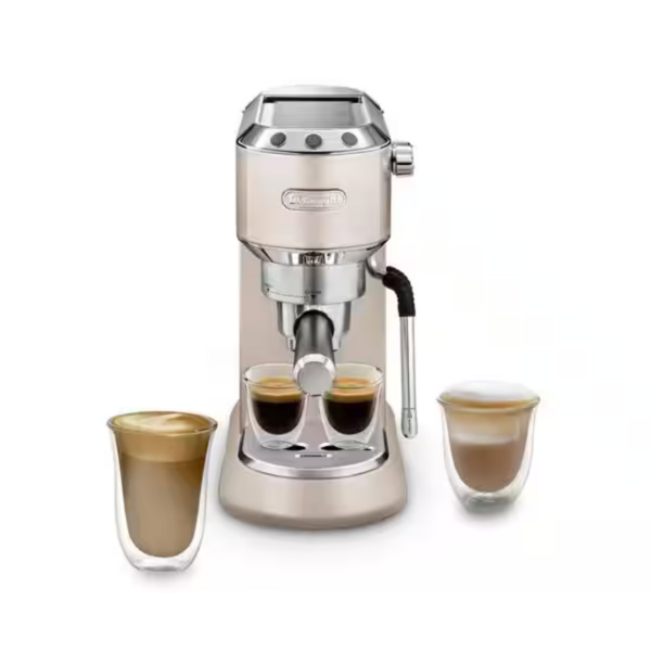De'Longhi Dedica Arte Pump Espresso Coffee Machines (Beige) | EC885.BG
