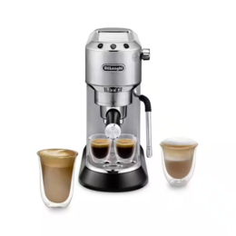 De'Longhi Dedica Arte Pump Espresso Coffee Machines (Metal) | EC885.M