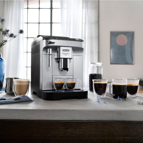 Delonghi Magnifica Evo Silver Black Fully Automatic Coffee Machine | ECAM290.31.SB