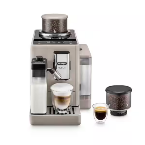 DELONGHI RIVELIA SAND BEIGE AUTOMATIC COFFEE MAKER | EXAM440.55.BG
