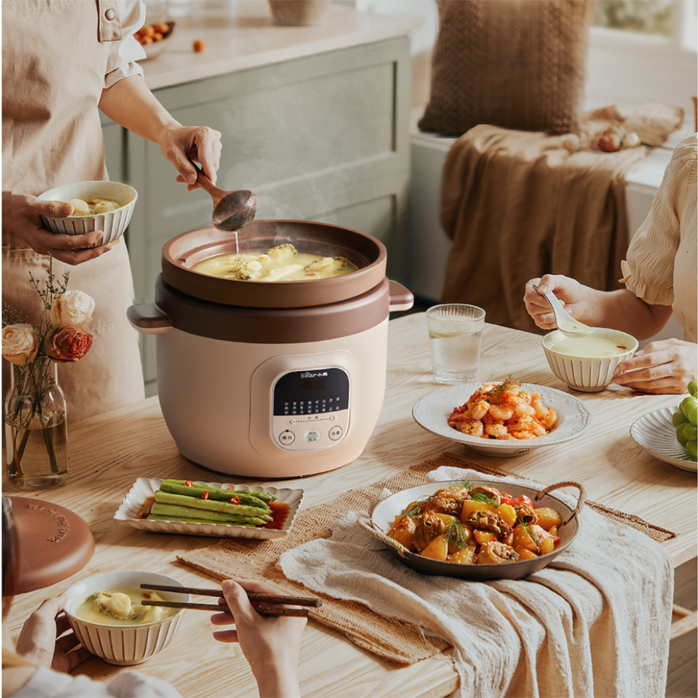 Bear Purple Clay Electric Smart Slow Cooker 5L | BMC-AE50L