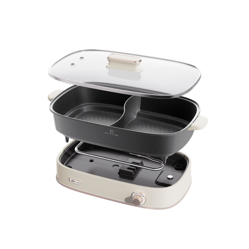 Bear 6.5L Electric Multi Cooker Dual-Flavour 1600W Knob Control | BMC-CM65L