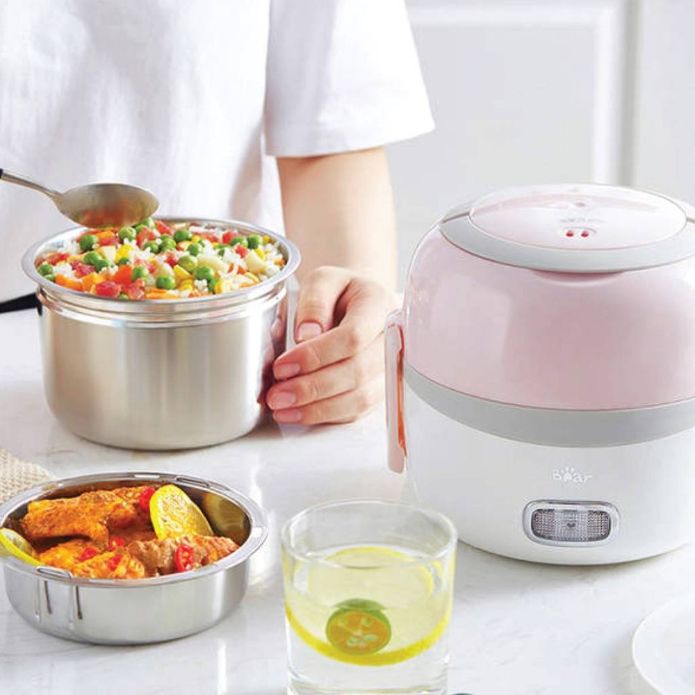 Bear Multi-Function Electric Lunch Box 1.3L | Rice Cooker | DFH-B13E5