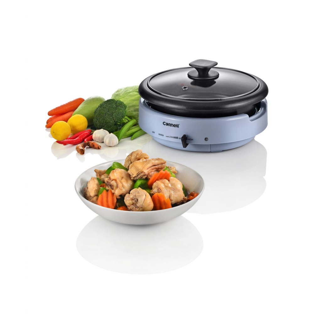 Cornell Blue Bae Series 3.6L Non Stick Multi Cooker with Glass Cover | CMC-S360X