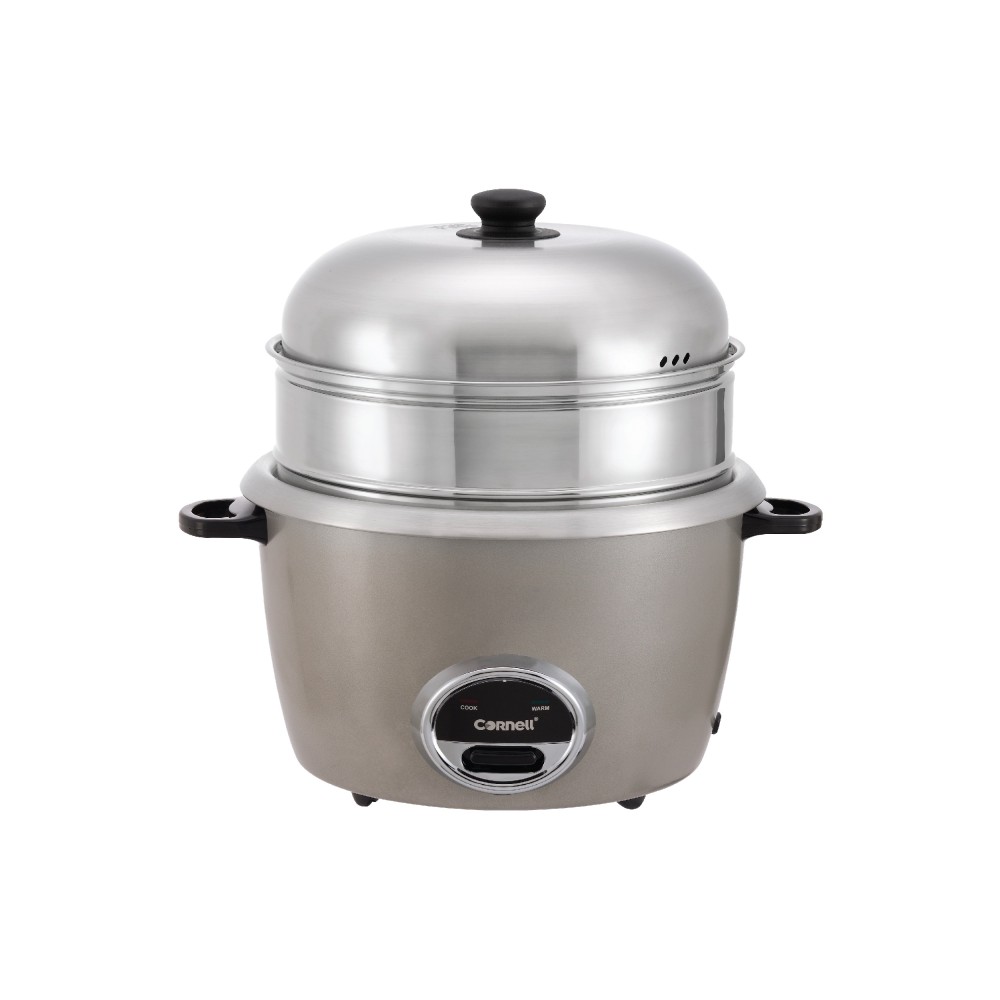 Cornell SteamPro with Huge Multilayers SUS304 Cookwares (Individually Detachable) Rice Cooker | CRC-CP220SS