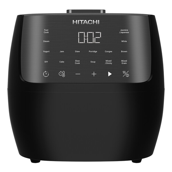 Hitachi 16 Cooking Modes 3D Heating Microcomputer Rice Cooker (1.8L/10-Cup) | RZS18VNBK