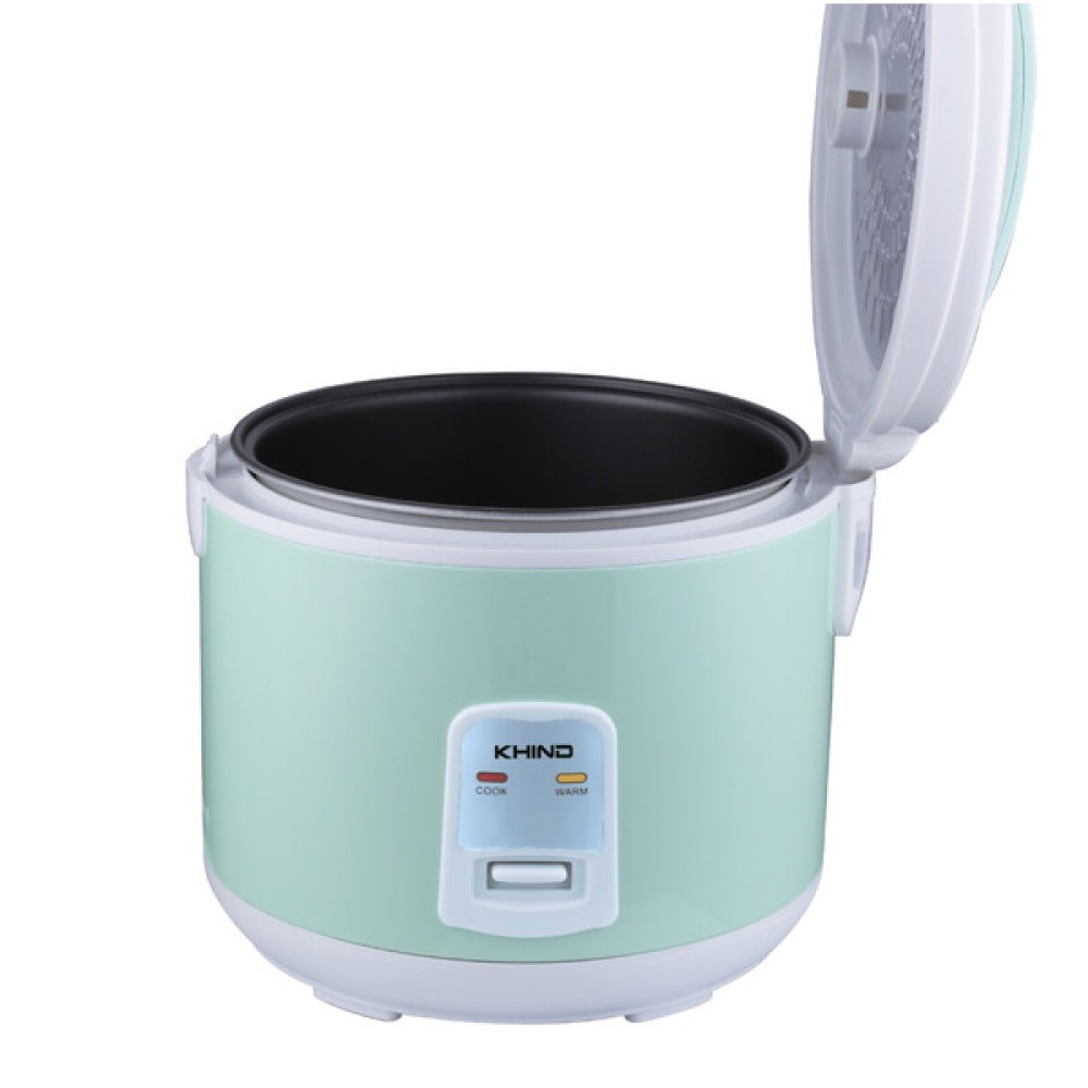 Khind 1.0L Jar Rice Cooker with Non-Stick Inner Pot (Green) | RCJ1008