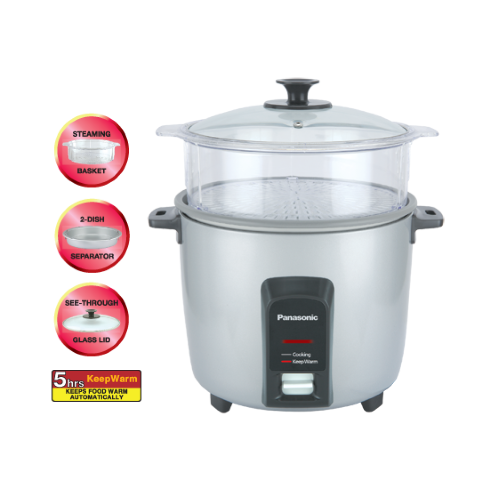 PANASONIC 2.2L RICE COOKER  / STEAMER | SR-Y22FGJLSK