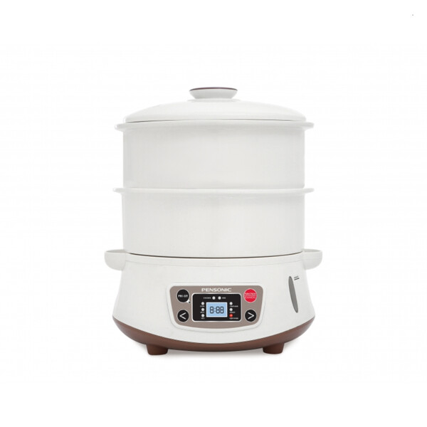 Pensonic LONGEVITY Ceramic Food Steamer with 7 Function (3L+3L) | PSM-1604