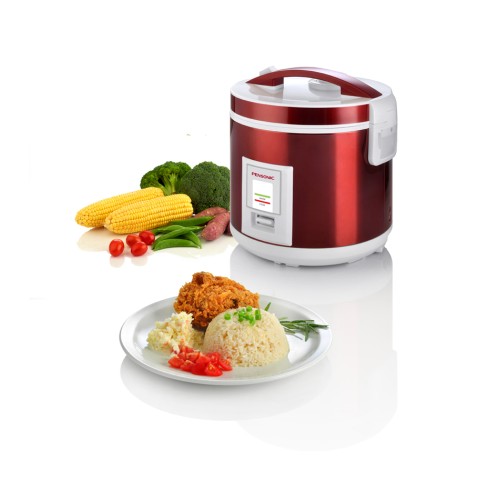 PENSONIC 1.8L RICE COOKER WITH STEAM TRAY -  Premium RED | PSR-1802