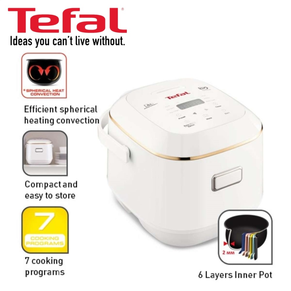 Tefal Mini Fuzzy Logic Rice Cooker (4 cups) – SERI BP ELECTRONICS