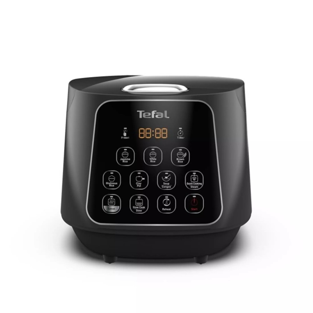 Tefal Easy Plus AI Smart Rice Cooker & Slow Cooker  (1.8L/10-Cup) | RK736B