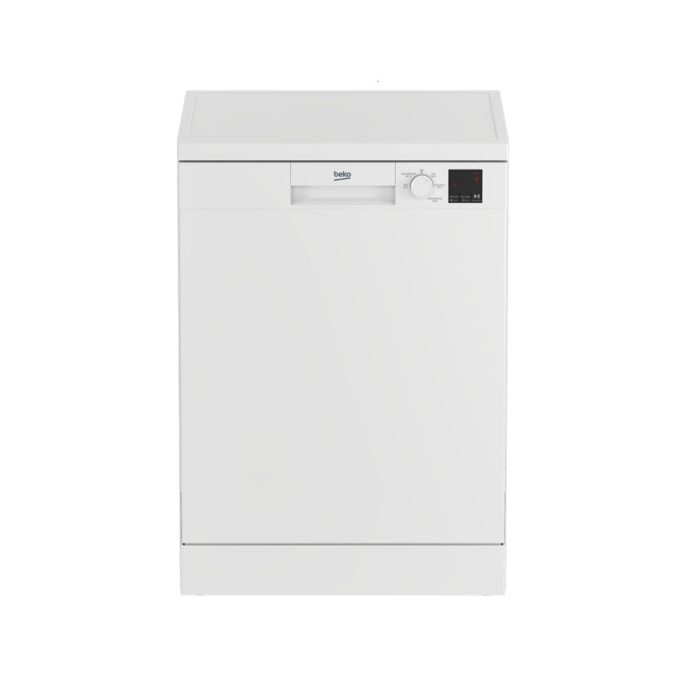Beko A++ 12.9L Free-standing Dishwasher (13 place settings, Full-size) | DVN05R20W