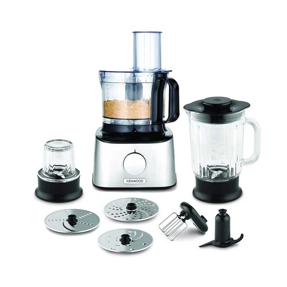 Kenwood Multipro Compact Metal 2.1L Food Processors, FDM302SS