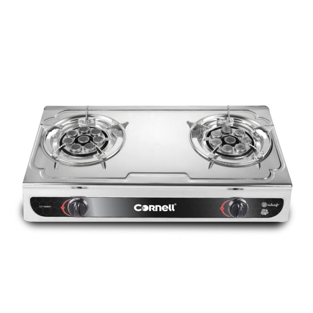 Cornell 8 Jets Burner Stainless Steel Gas Stove (Stainless Steel Burner) | CGS-E8080SS