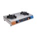 Meck Double Burner Gas Stove (Stainless Steel) | MGS-2020SS