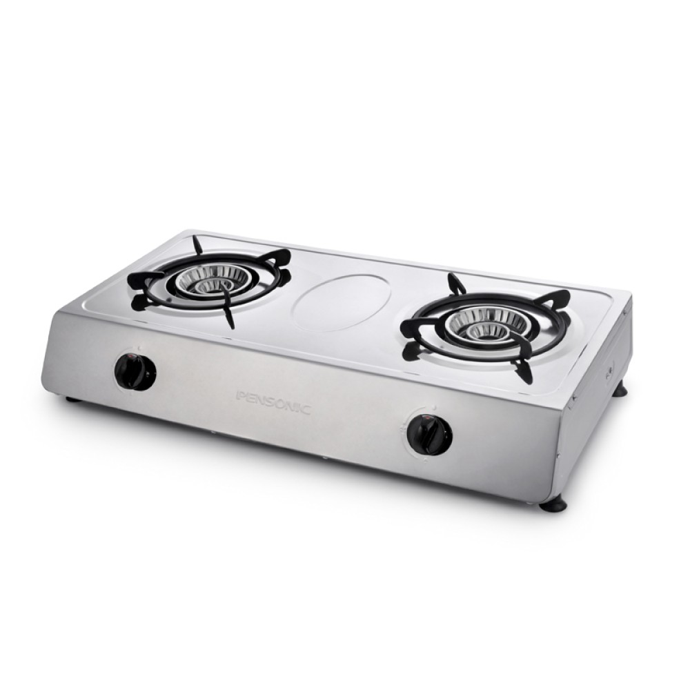 Pensonic 2 Burner Stainless Steel Gas Cooker | PGC-5602S