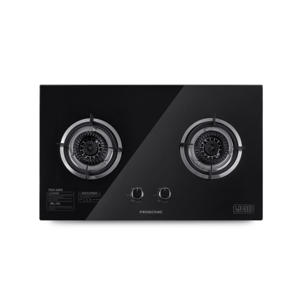 Pensonic 2 Burner Flexible Base Built-In Gas Hob | PGH-620G