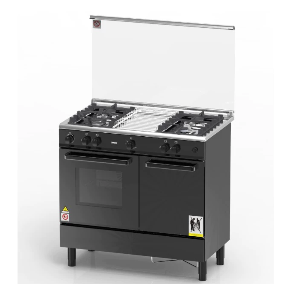 ZANUSSI 4 BURNERS WITH GAS OVEN COOKER - 62L | ZCG940K