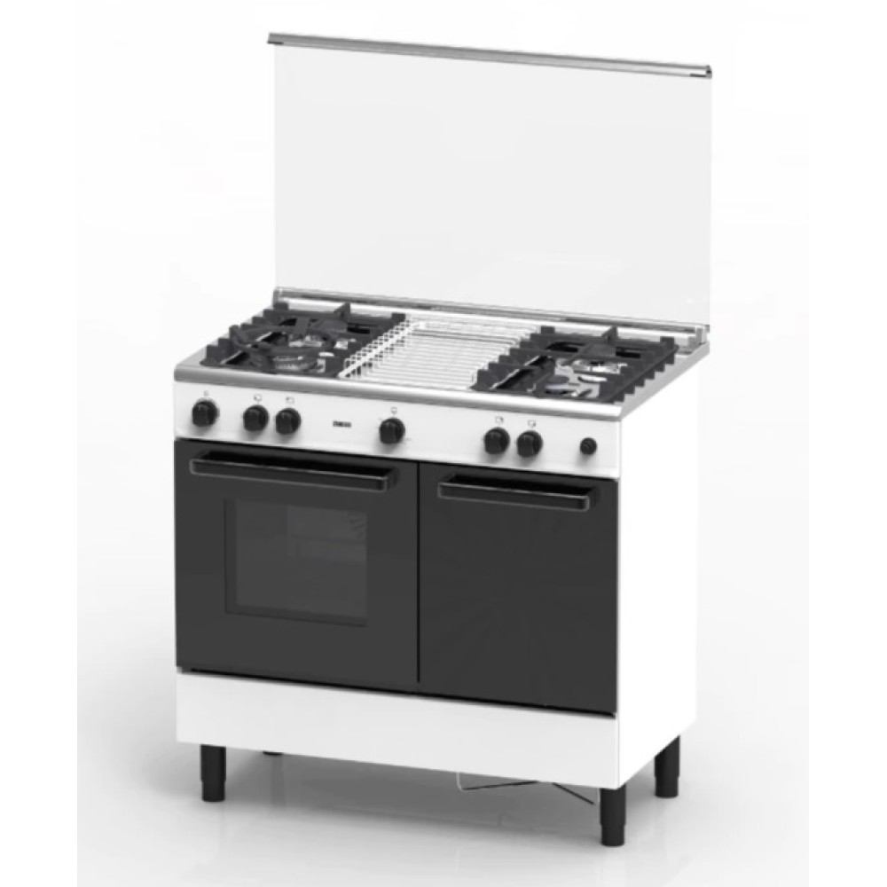 ZANUSSI 4 GAS BURNERS WITH GAS OVEN COOKER 62L | ZCG940W