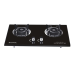 iSONIC 2 Burner Built-In Glass Gas Stove | IGB-G011