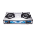 ZENNE DOUBLE BURNER STAINLESS STEEL GAS COOKER