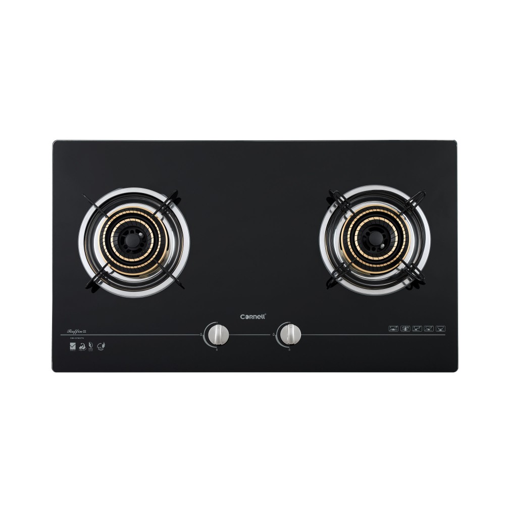 Cornell 2 Burners Built-In Glass Hob| CBH-G7802TNC