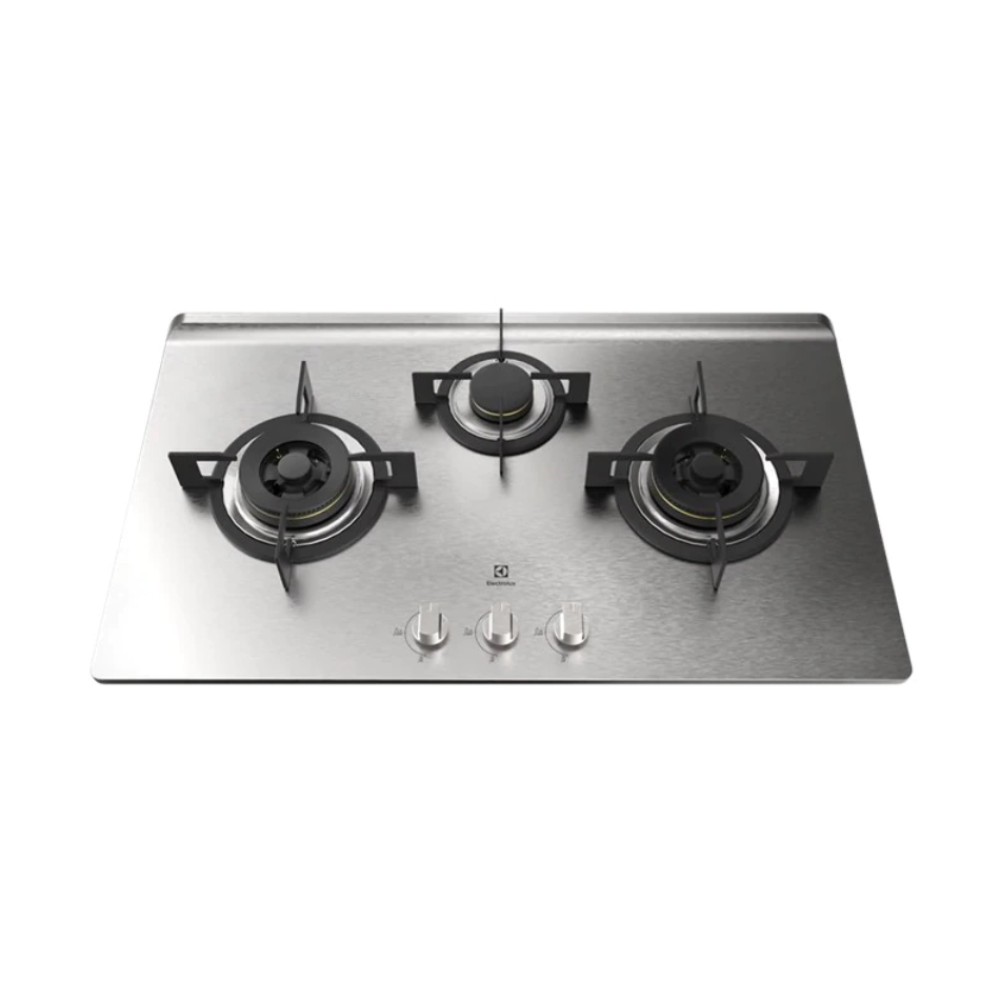 Electrolux 86cm Stainless Steel Built-In Gas Hob with 3 Burner | EHG933SA