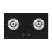 HAIER 2 BURNER GAS HOB WITH TEMPERED GLASS TOP | HCXQ72TGB