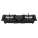 HAIER 2 BURNER GAS HOB WITH TEMPERED GLASS TOP | HCXQ72TGB