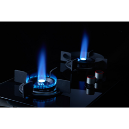 LEBENSSTIL 86series Volcano Wok Glass Hob 2 burner | LKGH-8602MB